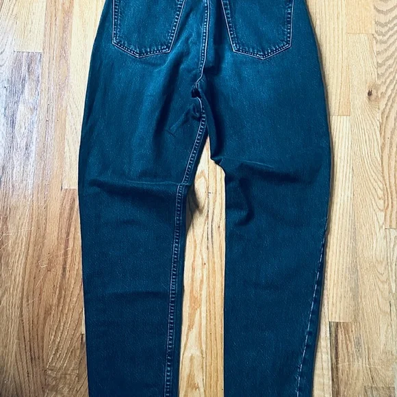 Frame Womens 26/28 Black Le High N Tight Straight Leg High Waist Denim Jeans - Picture 7 of 9